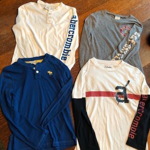 Set of 4 boys Abercrombie shirts